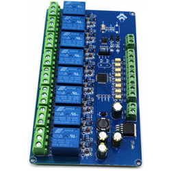 Moduł przekaźnikowy Modbus RTU 8-kanałowy RS485/TTL UART